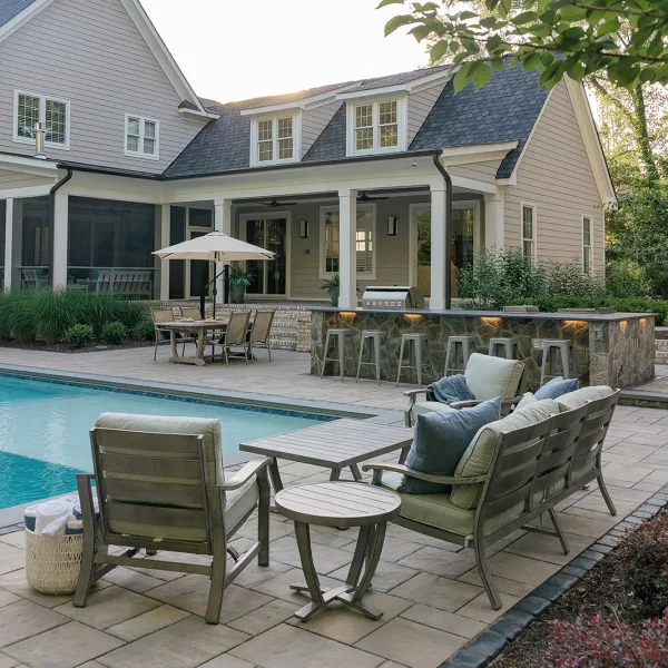Tucked In: A Tuckahoe Pool Retreat