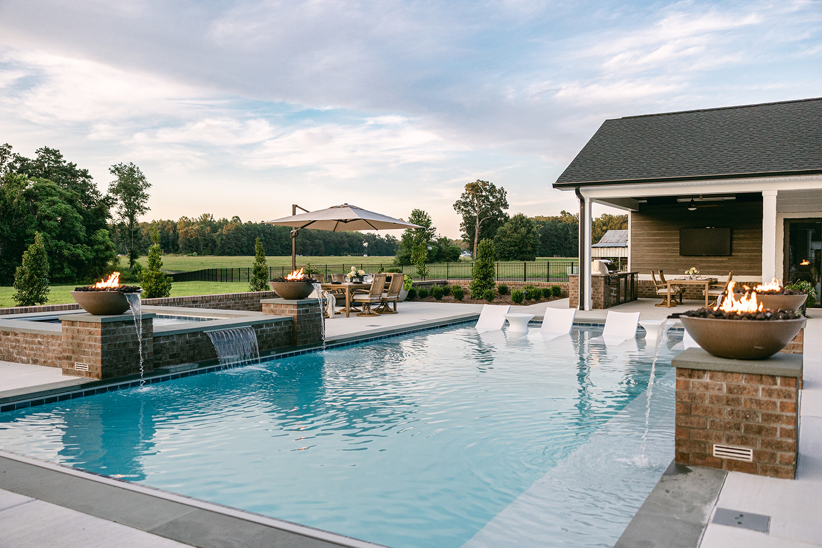 The Perfectly Paired Pool House