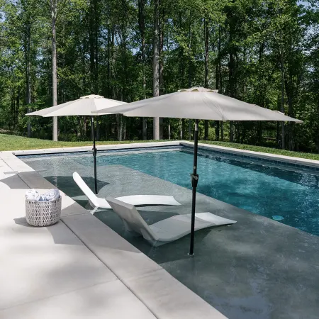 Built-In Umbrella Holders