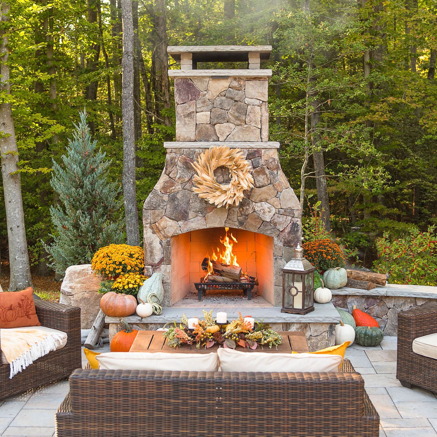 Outdoor Fireplace